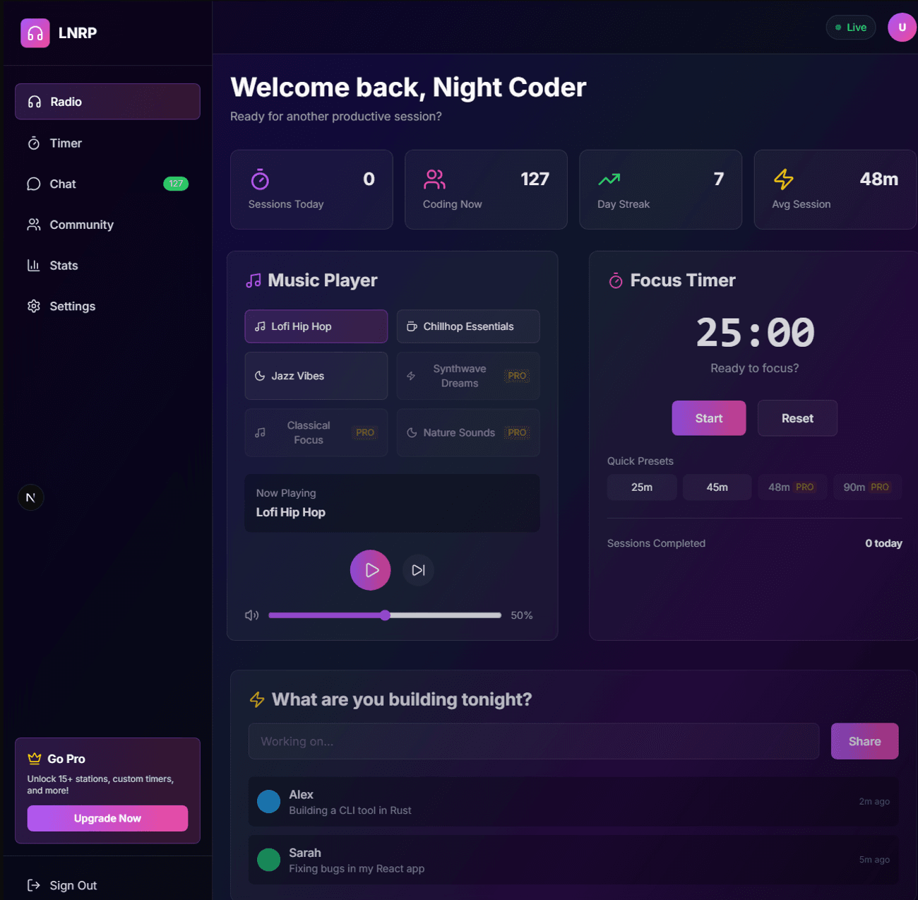 Late Night Coder Radio